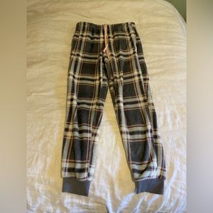 Walmart pink and grey pajama pants, superrr comfy and soft